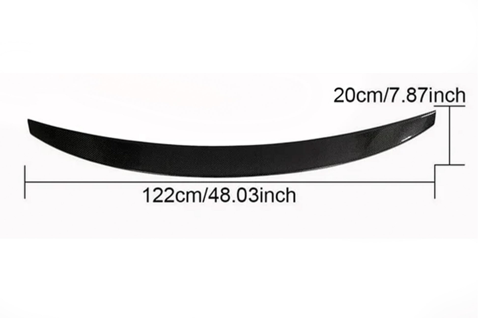 Spoiler V6 (for Sportback, Carbon) for Audi A5 2016-2025 - image 6