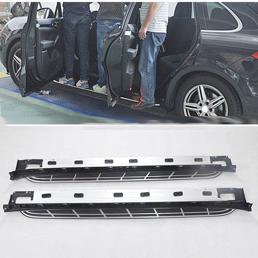 Side steps OEM (2 pcs., Aluminum) for Porsche Cayenne 2010-2017 - Reelken Auto