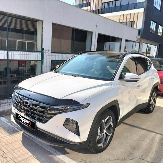 Hood deflector (EuroCap) for Hyundai Tucson NX4 2021↗ - Reelken Auto