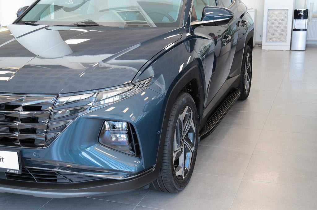 Side Steps Shining Black (2 pcs, Aluminum) for Hyundai Tucson NX4 2021- - image 6