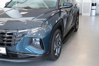 Side Steps Shining Black (2 pcs, Aluminum) for Hyundai Tucson NX4 2021- - image 6