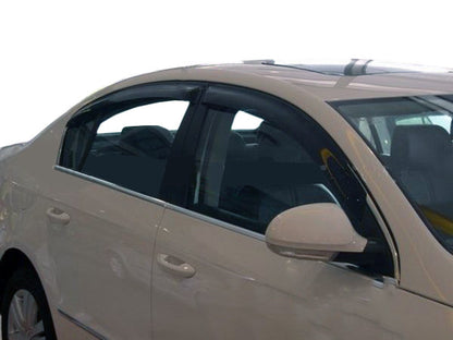 Window Deflectors SD (EU, 4 pcs, HIC) for Volkswagen Passat B7 2012-2015 - image 1