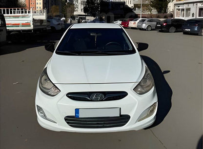 Covers for mirrors without cutout for turning BMW-style (2 pcs) for Hyundai Accent 2011-2017 - Reelken Auto