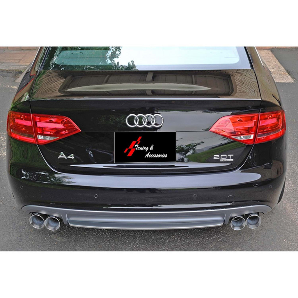 Rear bumper diffuser DPT V1 (2008-2011) for Audi A4 B8 2007-2015 - image 1