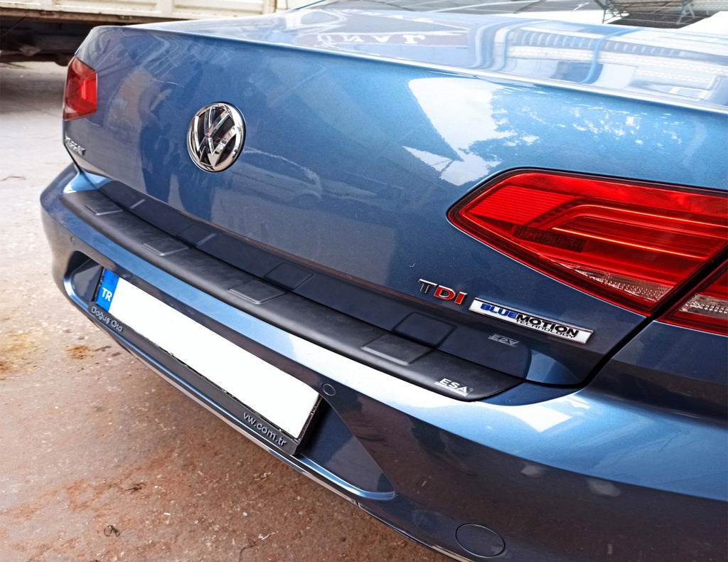 Cover on the rear bumper Esa (Sedan, ABS) for Volkswagen Passat B8 2015-2023 - Reelken Auto