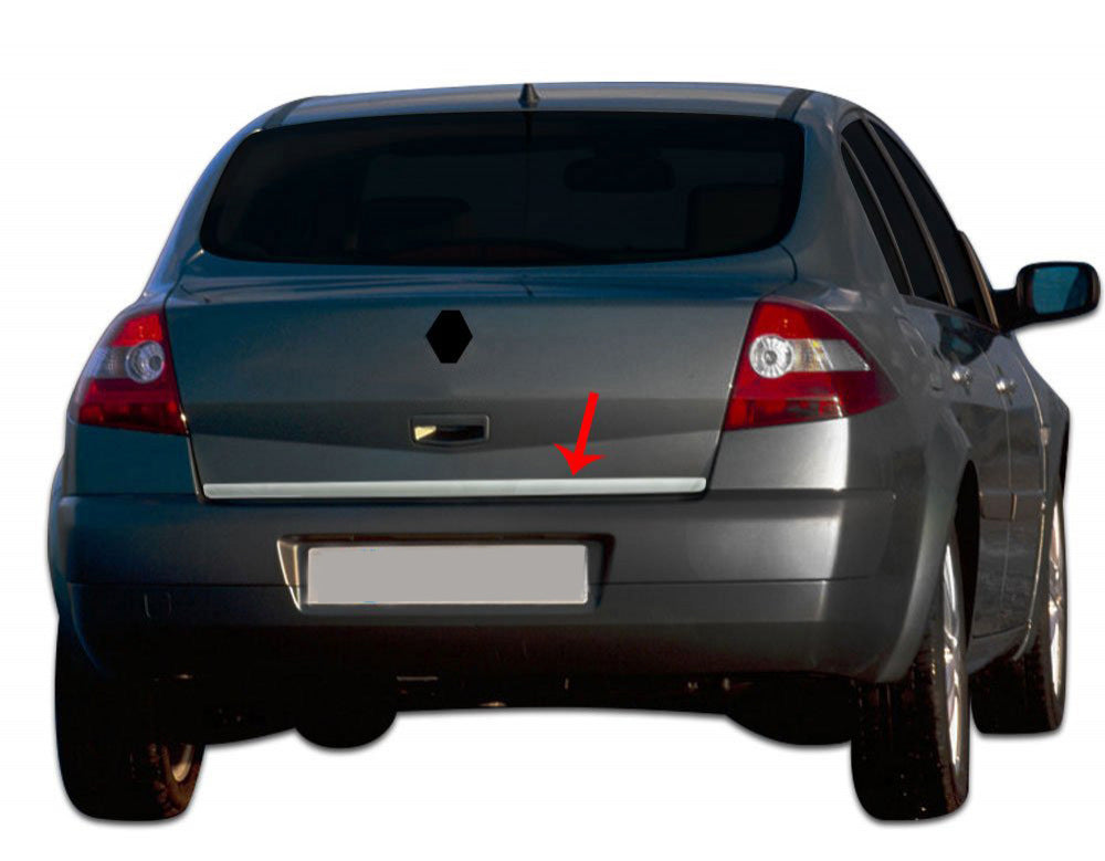 The edge of the trunk (stainless) for Renault Megane II 2004-2009 - image 1