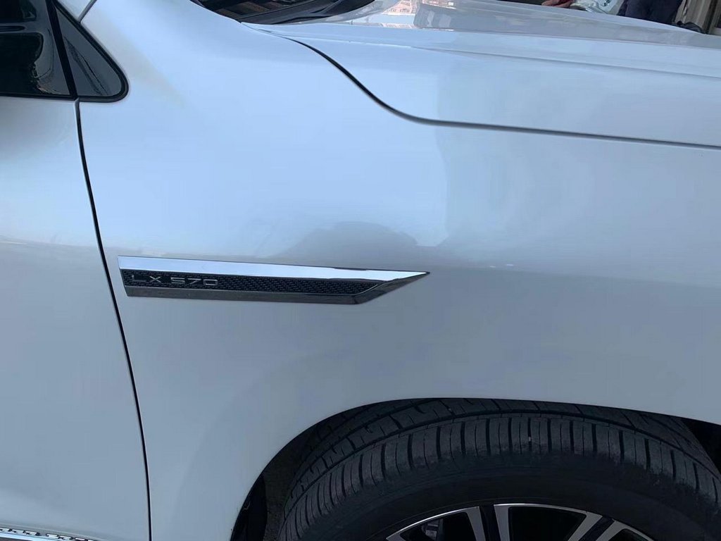 Carbon Look Badge Set (4 pcs) for Lexus LX570/450d 2008-2022 - image 2