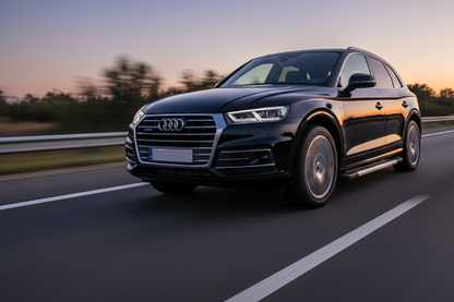 Side Steps Vision New Grey (2 pcs, Aluminum) for Audi Q5 2017-2025 - image 1