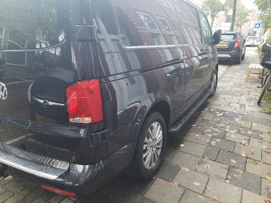 Side platforms Black Allmond (2 pieces, aluminum) for Volkswagen T6 - image 2