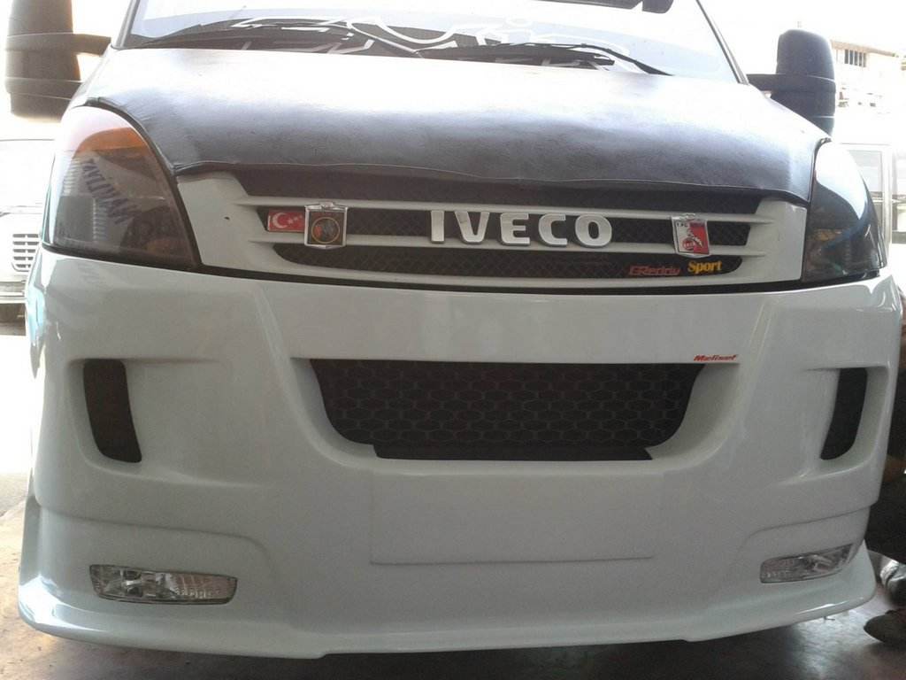 The front bumper spoiler ERA (for painting) for Iveco Daily 2006-2014 - Reelken Auto