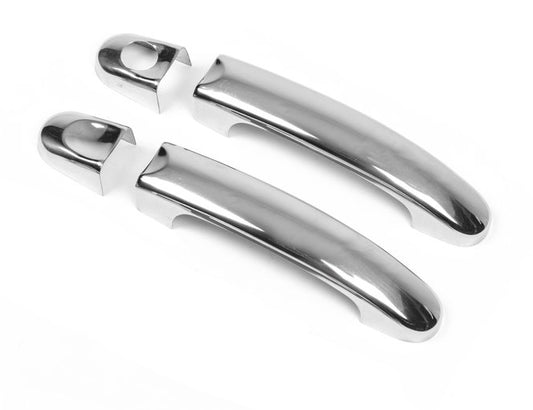 Chrome Door Handle Covers (2 pcs, Stainless Steel) for Volkswagen Beetle 1998-2005 - image 1