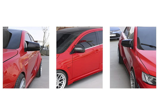 Covers for mirrors BMW-Style (2 pcs)  for Mitsubishi Lancer X 2008↗ - image 2