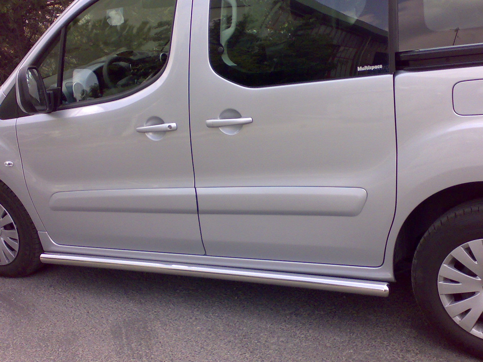 Side Pipes (2 pcs, Stainless Steel) for Citroen Berlingo 1996-2008 - image 2