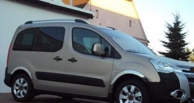 The pads on the arches (4 pieces, stainless steel) for Peugeot Partner Tepee 2008-2018 - image 1