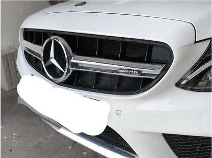 Front grille C63-design for Mercedes C-class W205 2014-2021 - image 1