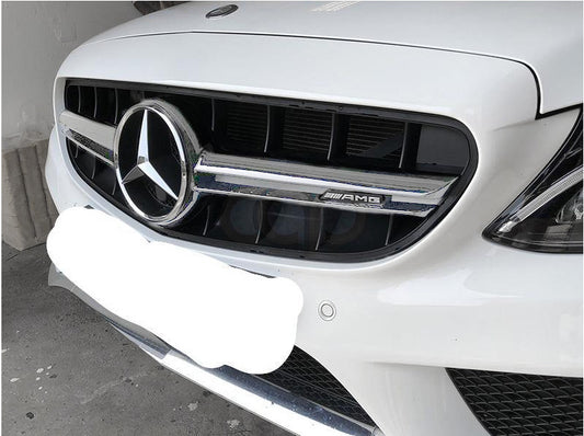 Front grille C63-design for Mercedes C-class W205 2014-2021 - image 1