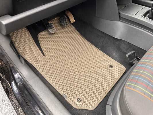 EVA Floor Mats (HB, 3/5-Door, Beige) for Volkswagen Polo 2001-2009 - image 1