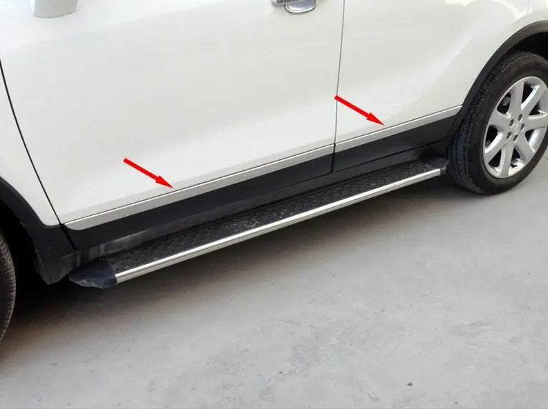 Door moldings Libao (4 pcs, layer) for Chevrolet Trax 2012-2023 - Reelken Auto