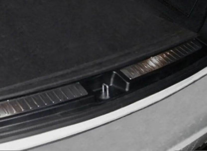 Trunk sill Libao 2008-2012 (2 pcs, stainless steel) for Mercedes GLK class X204 - Reelken Auto