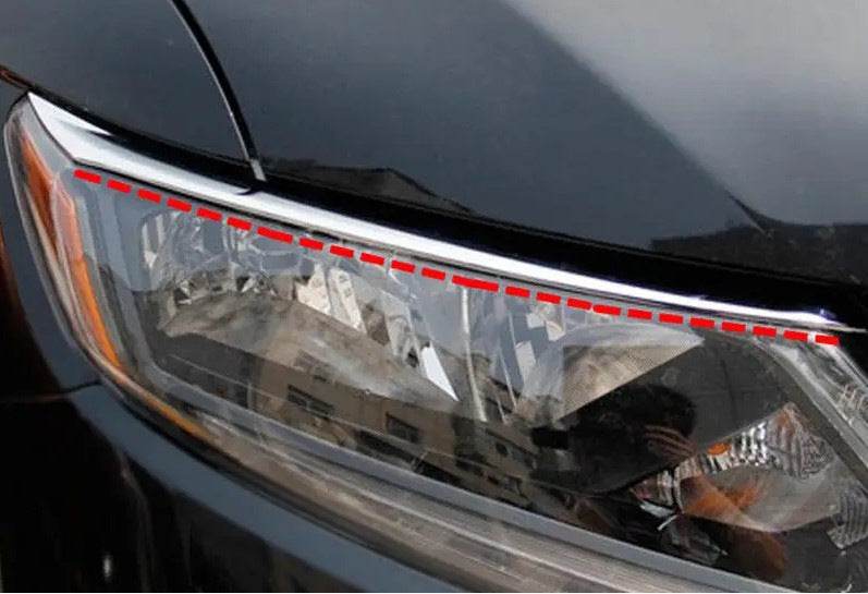 Covers for headlights Libao 2014-2016 (2 pcs, layer) for Nissan X-trail T32 / Rogue 2014-2021 - Reelken Auto