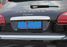 Overlay above number Libao (stainless) for Porsche Cayenne 2010-2017 - Reelken Auto