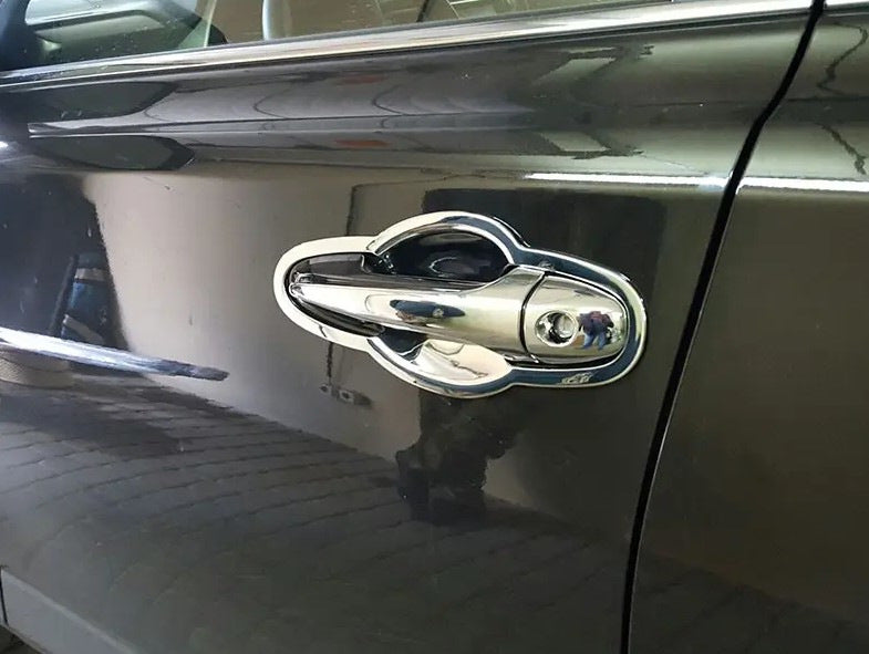 Chrome Handle Bowl Covers Libao (4 pcs, plastic) for Toyota Rav 4 2013-2018 - image 1