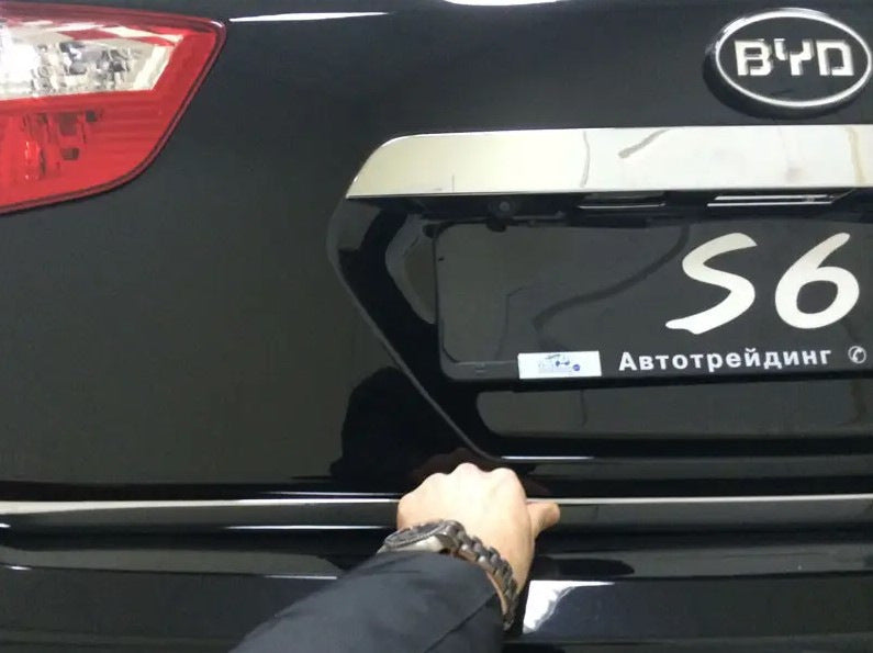 Trunk trim Libao stainless steel for BYD S6 2010-2016 - image 2