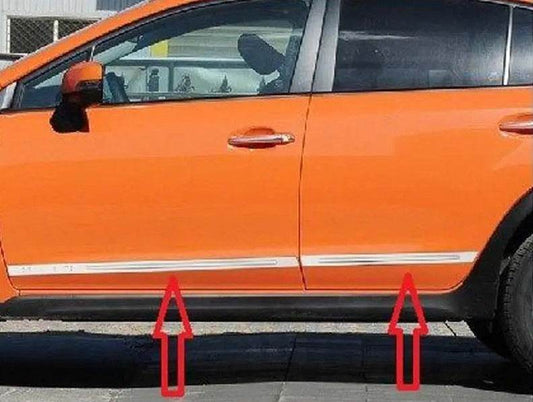 Door moldings (4 pieces, layer) for Subaru XV 2011-2017 - Reelken Auto