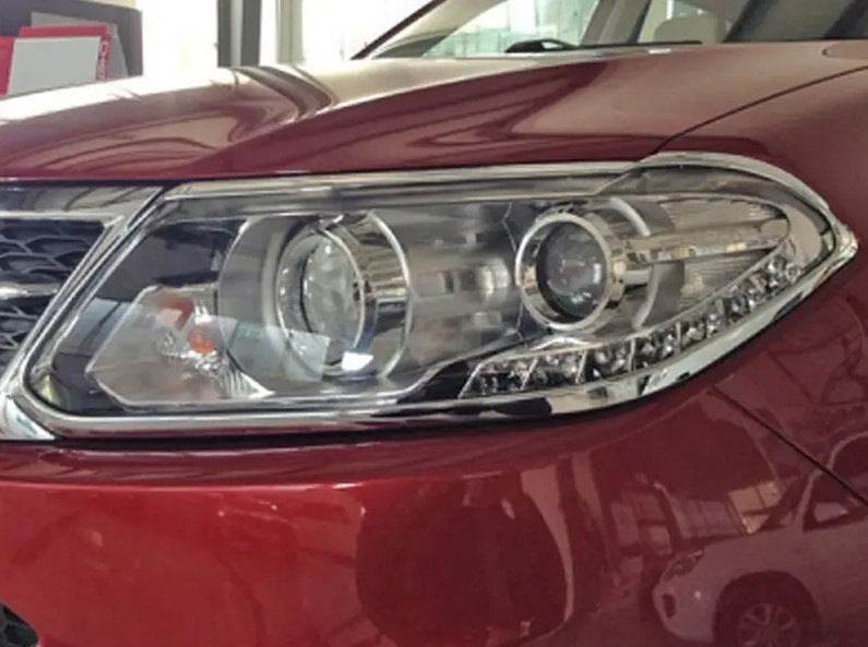 Covers for headlights Libao (2 pcs, layer) for Chery Tiggo 5 - Reelken Auto