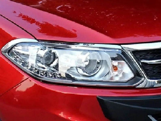 Covers for headlights Libao (2 pcs, layer) for Chery Tiggo 5 - Reelken Auto