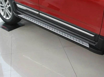Side sills OEM (2 pcs, aluminum) for Chery Tiggo 5 - Reelken Auto