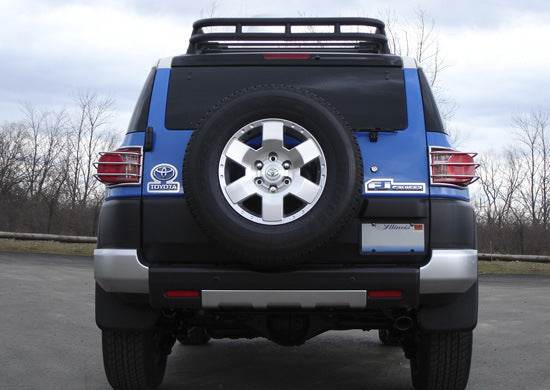 Protection of rear lights (stainless steel, 2 pcs.) for Toyota FJ Cruiser - Reelken Auto