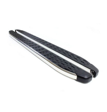 BlackLine lateral platforms (2 pieces, aluminum) for Mercedes X class - Reelken Auto