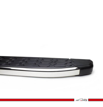 BlackLine lateral platforms (2 pieces, aluminum) for Mercedes X class - Reelken Auto