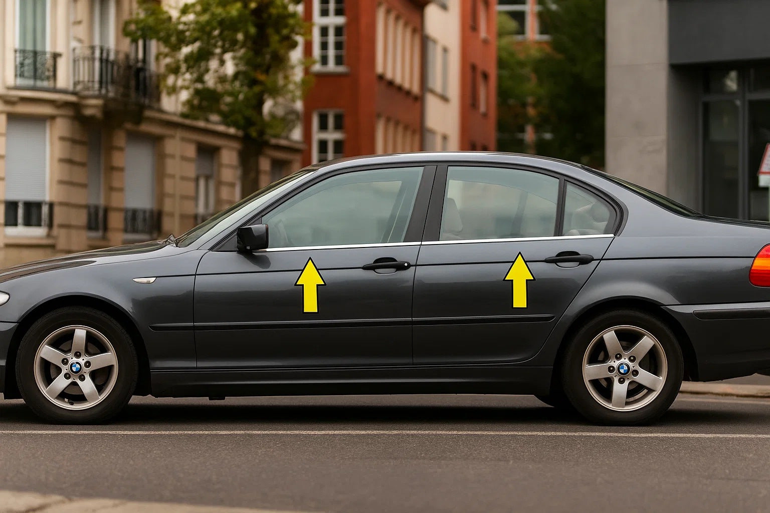 Window Trim Stainless Steel for BMW 3 Series E46 1998-2006 - image 1