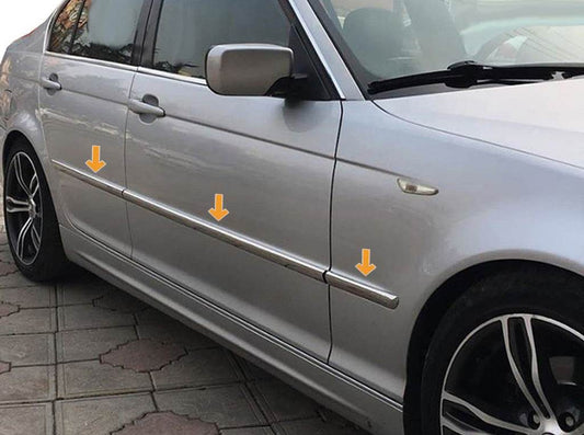 Chrome molding on the door (stainless steel). for BMW 3 series E-46 1998-2006 - Reelken Auto