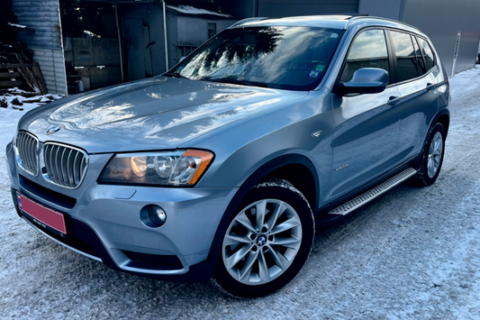 Original Side Steps V1 (2 pcs, Aluminum) for BMW X3 F25 2011-2018 - image 1