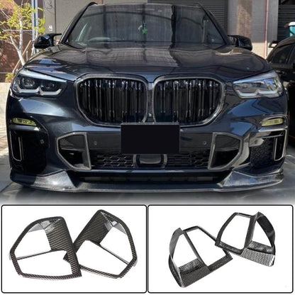 Carbon Front Bumper Inserts (for M-Sport, 2019-2022) for BMW X5 G05 2019- - image 3