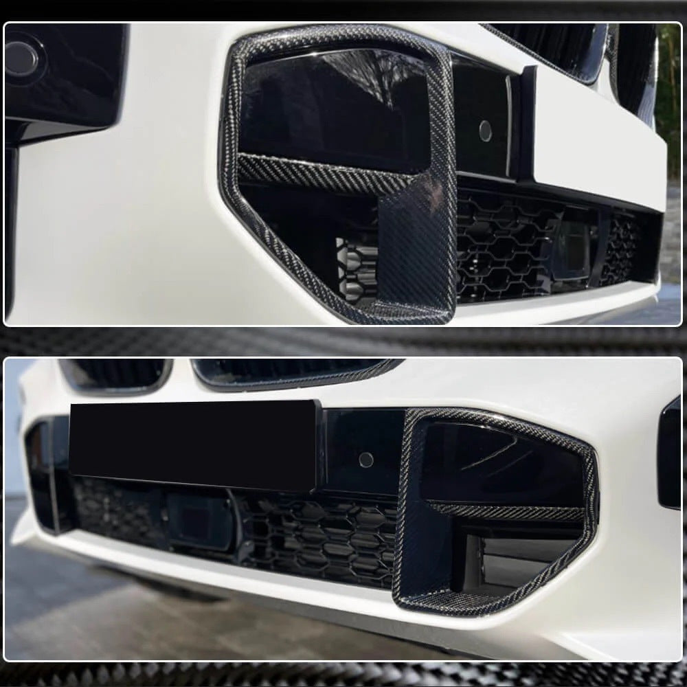 Carbon inserts in the front bumper (for M-Sport, 2019-2022) for BMW X5 G05 2019- - image 2