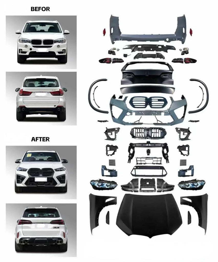 Facelift conversion kit to X5M F95 2024 (with trunk lid replacement) for BMW X5 F-15 2013-2018 - image 61