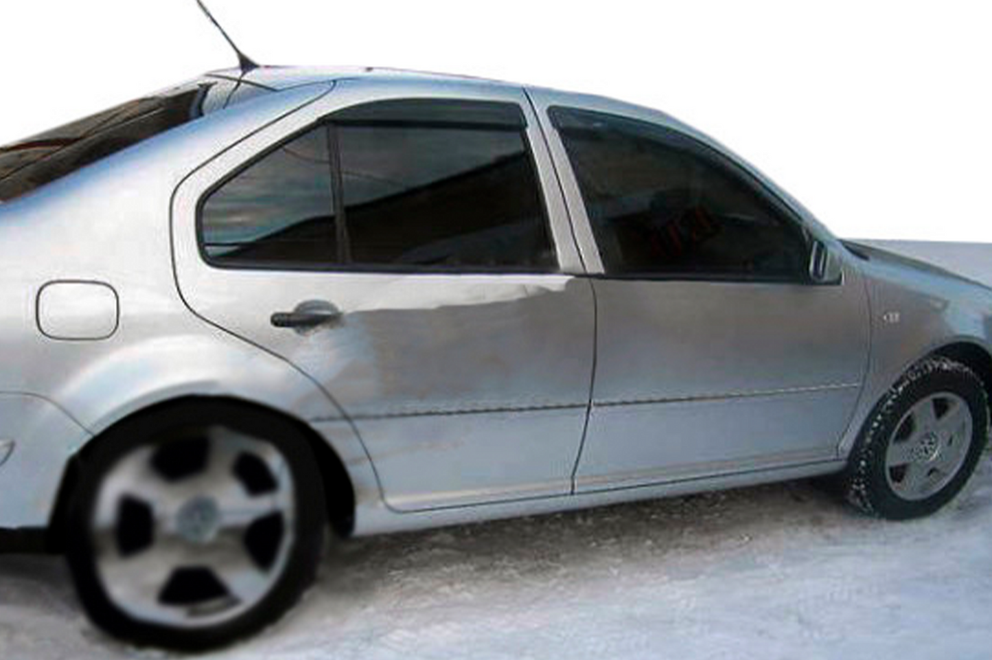 Window Deflectors (4 pcs, HIC) for Volkswagen Bora 1998-2004 - image 3