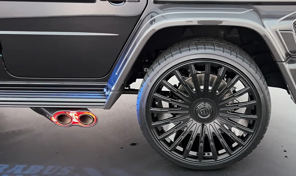 Exhaust Tips BRB Carbon (2 pcs) for Mercedes G сlass W465 2025- - image 1