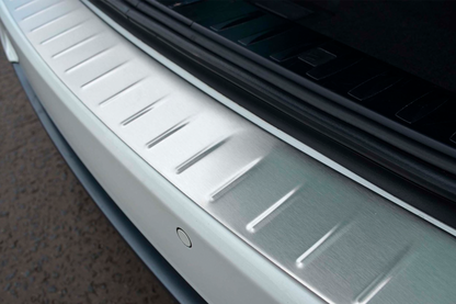 Rear bumper protector stainless steel (2006-2008, SW) for BMW 3 Series E90/E91 2005-2011 - image 3