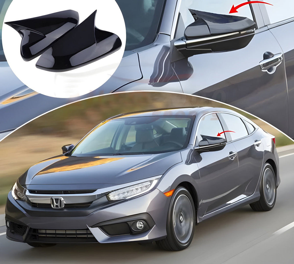 Mirror Covers BMW-Style (2 pcs) for Honda Civic Sedan X 2016-2021 - image 7