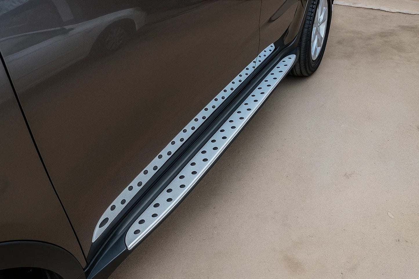 Side Steps OEM V1 (2 pcs, Aluminum) for BYD S6 2010-2016 - image 1