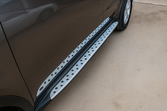 Side Steps OEM V1 (2 pcs, Aluminum) for BYD S6 2010-2016 - image 1