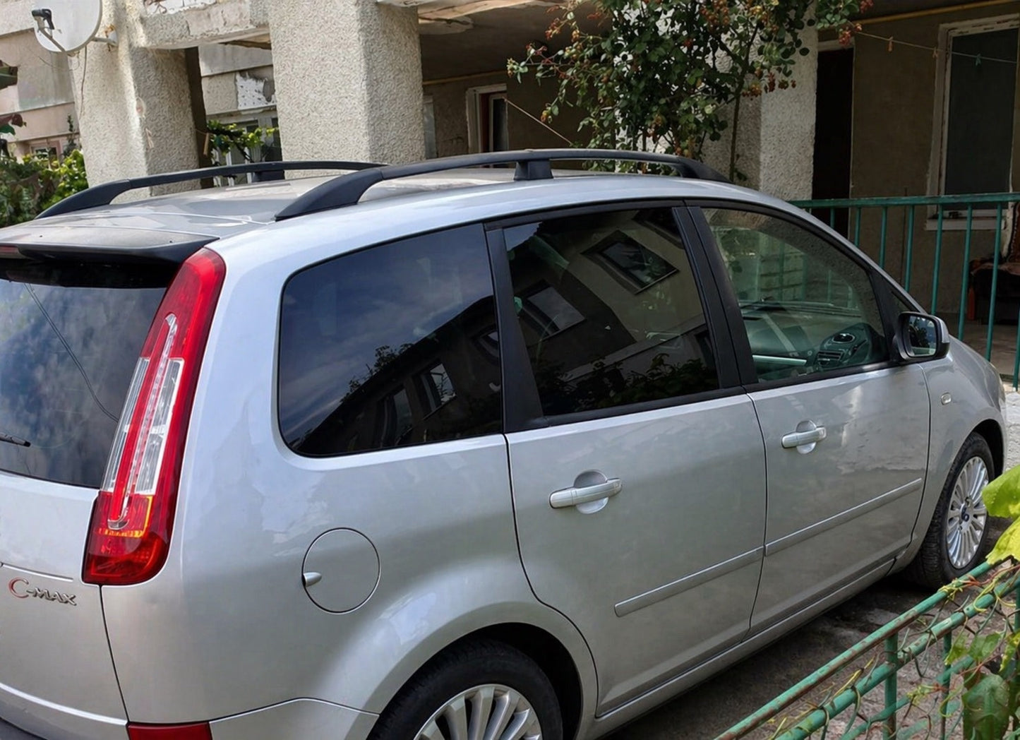 Black Roof Rails for Ford C-Max 2004-2010 - image 1
