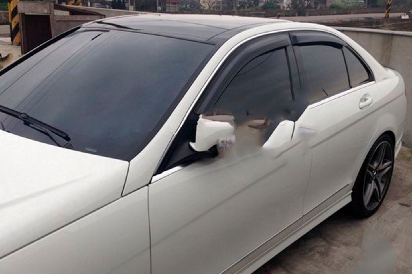 Window Deflectors SD (4 pcs, HIC) for Mercedes C-class W204 2007-2015 - image 2