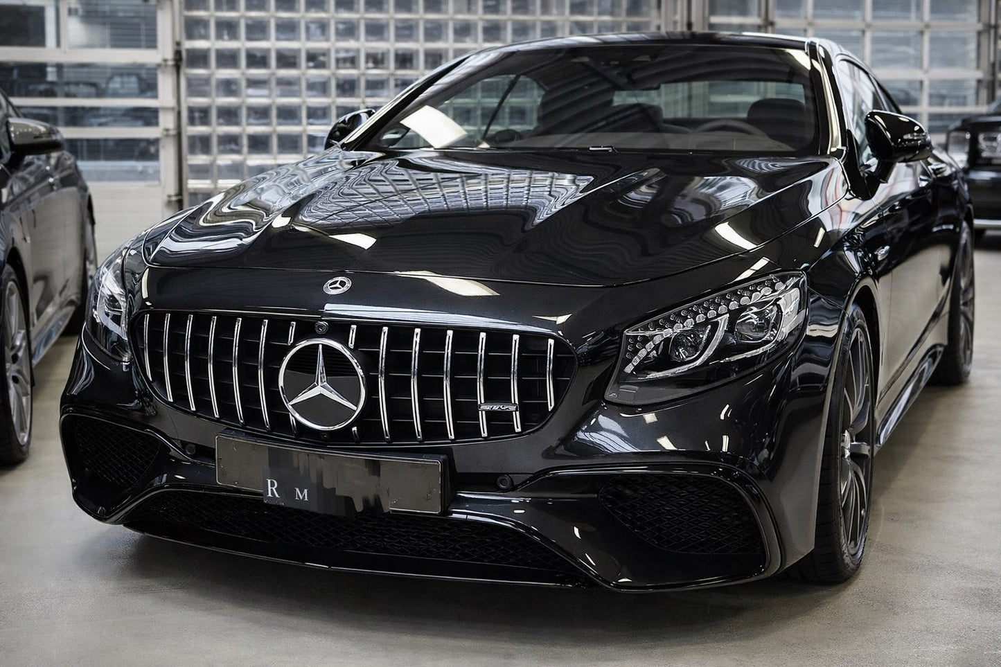 Front Grille BRB (2018-2021, for COUPE S63) for Mercedes S-class C217 Coupe 2014-2020 - image 1