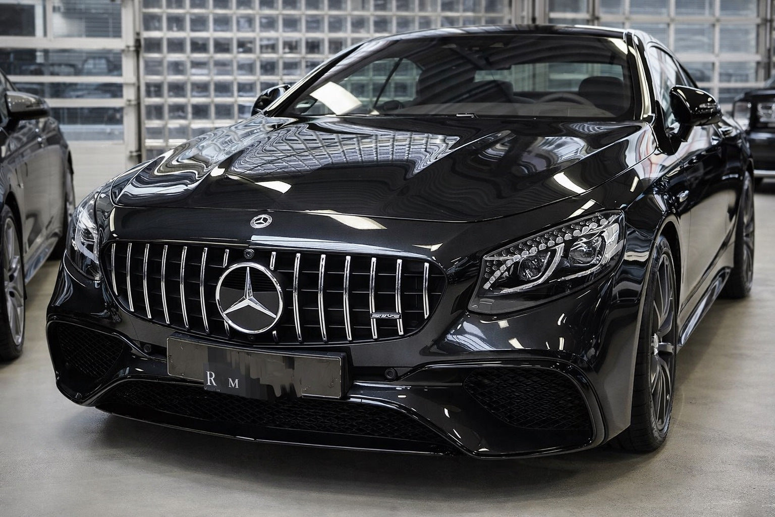 Front Grille BRB (2018-2021, for COUPE S63) for Mercedes S-class C217 Coupe 2014-2020 - image 1
